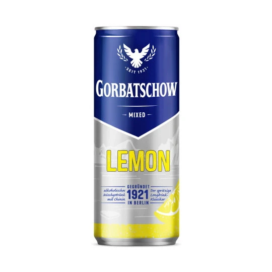 Gorbatschow Wodka & Lemon 0,33L 1 Gorbatschow Wodka & Lemon 0,33L